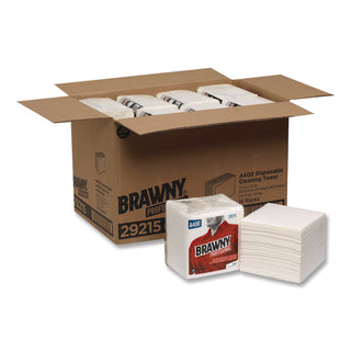 All Purpose Wipers, 13 x 13, White, 50/Pack, 16/Carton
