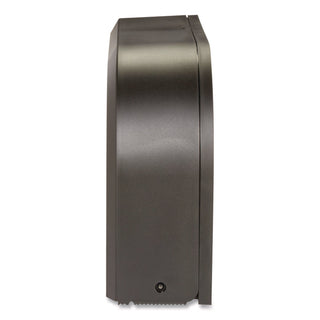 Jumbo Jr. Bathroom Tissue Dispenser, Double Roll, 22.1 x 4.8 x 12.1, Black