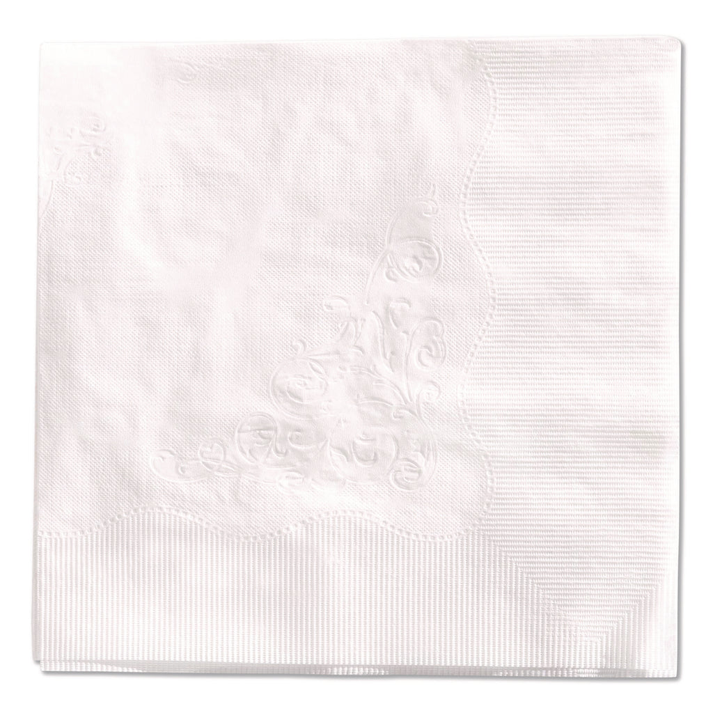 Acclaim 1/4 Fold Paper Dinner Napkins, White, 1-Ply, 16"x16", 500/PK, 8 PK/CT