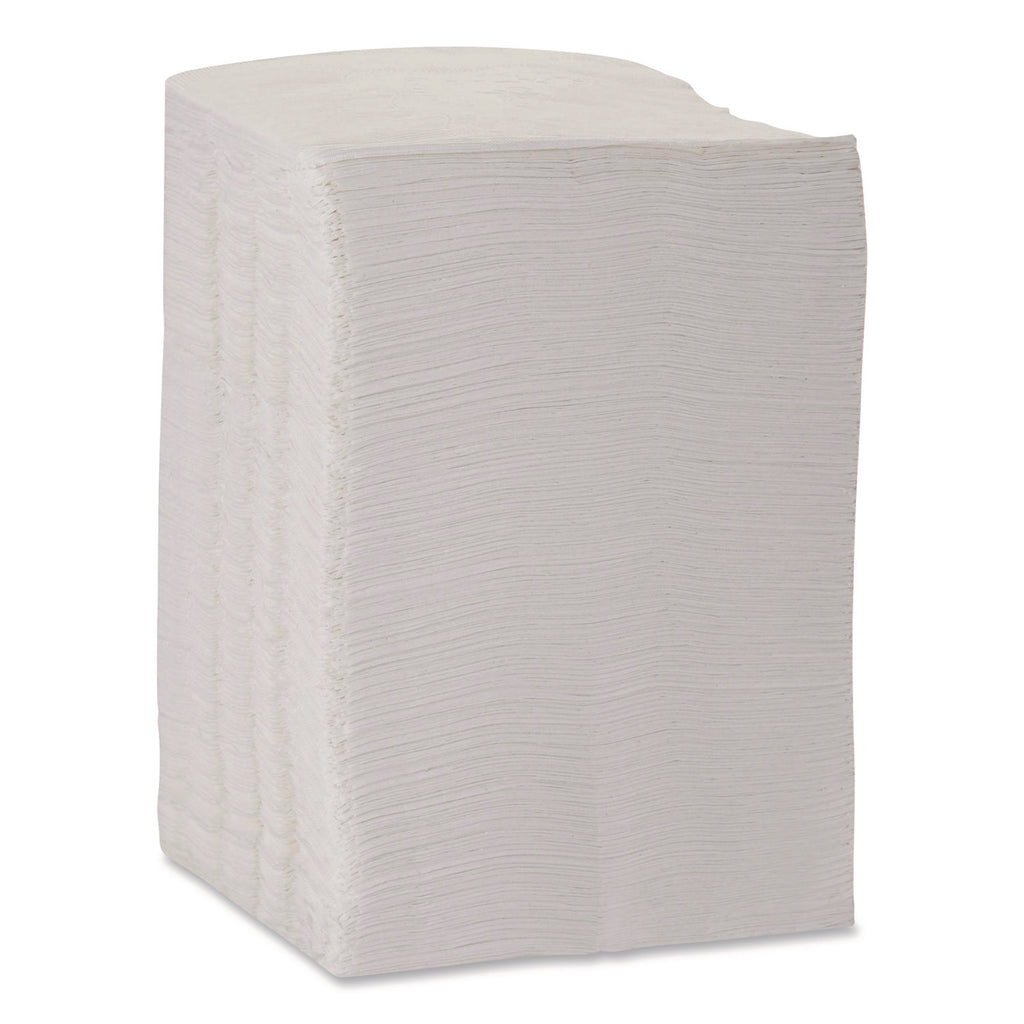 Acclaim 1/4 Fold Paper Dinner Napkins, White, 1-Ply, 16"x16", 500/PK, 8 PK/CT