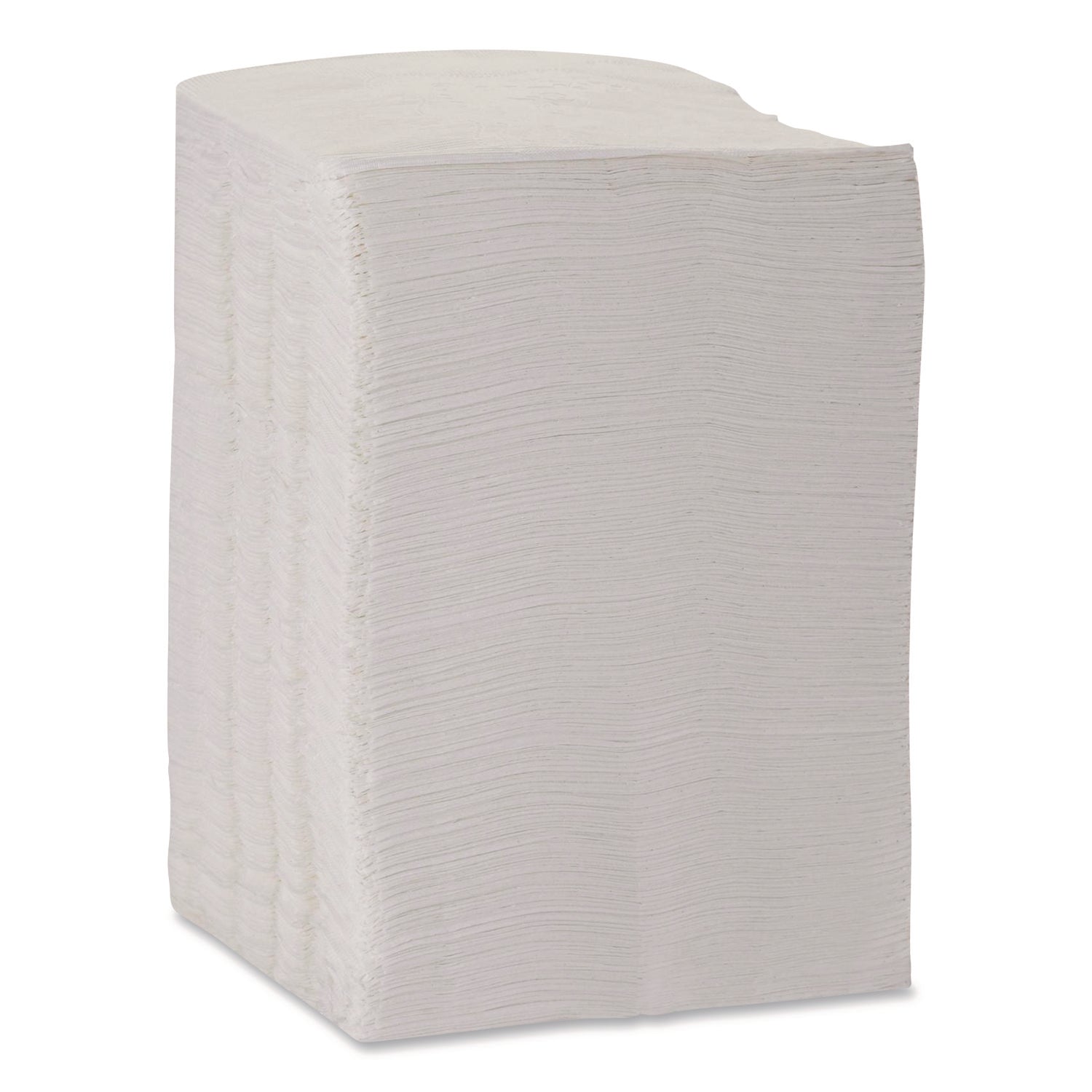 Acclaim 1/4 Fold Paper Dinner Napkins, White, 1-Ply, 16"x16", 500/PK, 8 PK/CT