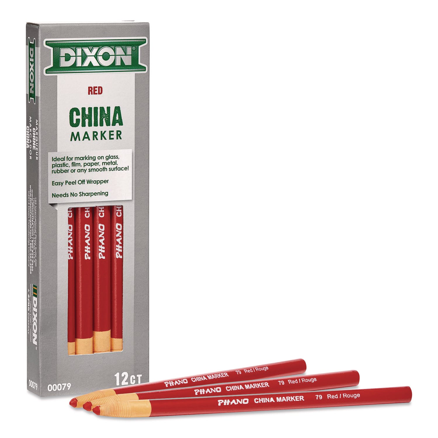China Marker, Red, Dozen