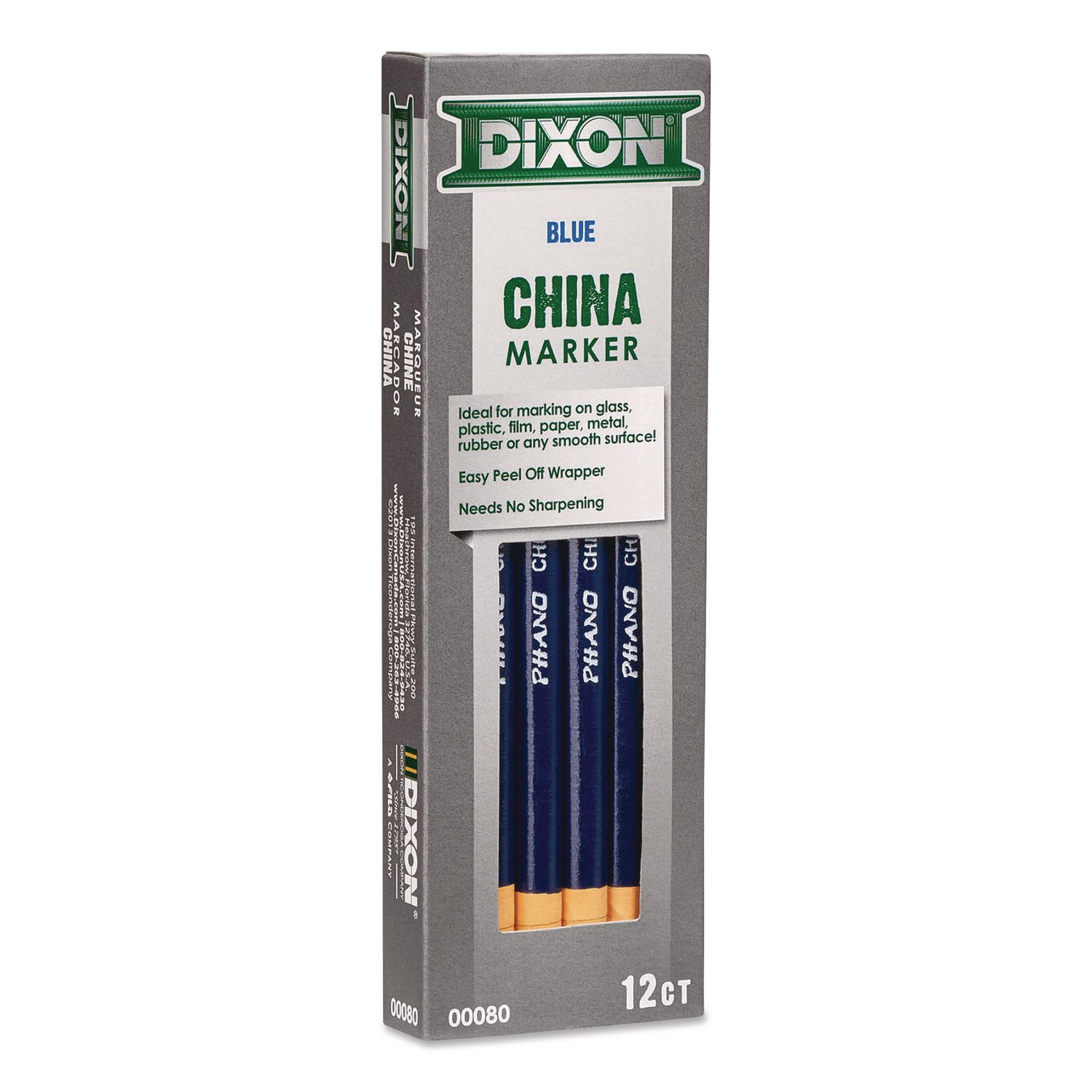 China Marker, Blue, Dozen