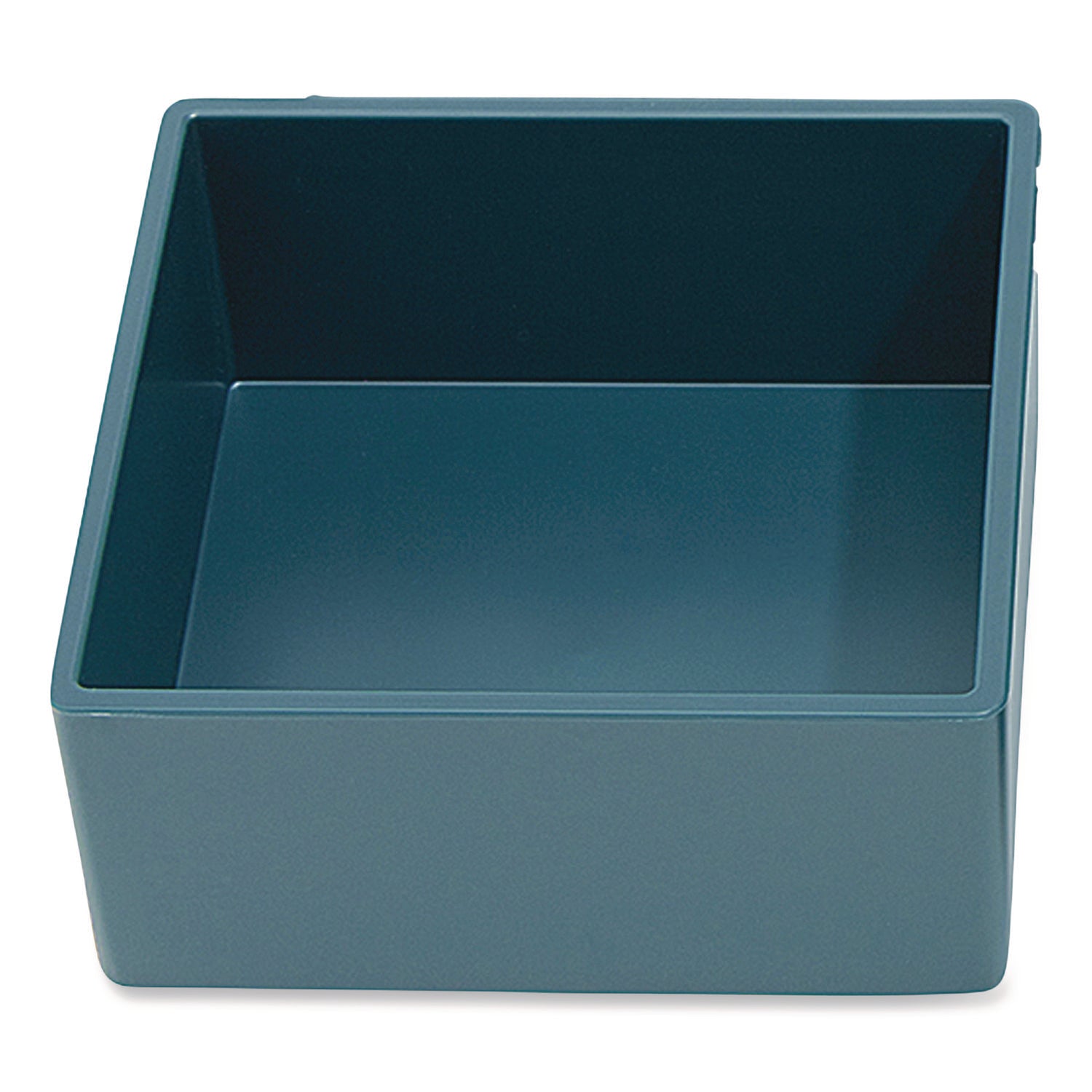 Three-Piece Plastic Drawer Organizer, 3.23 x 3.23 x 1.47, 6.26 x 3.23 x 1.47, 9.5 x 3.23 x 1.47, Teal, 3/Set