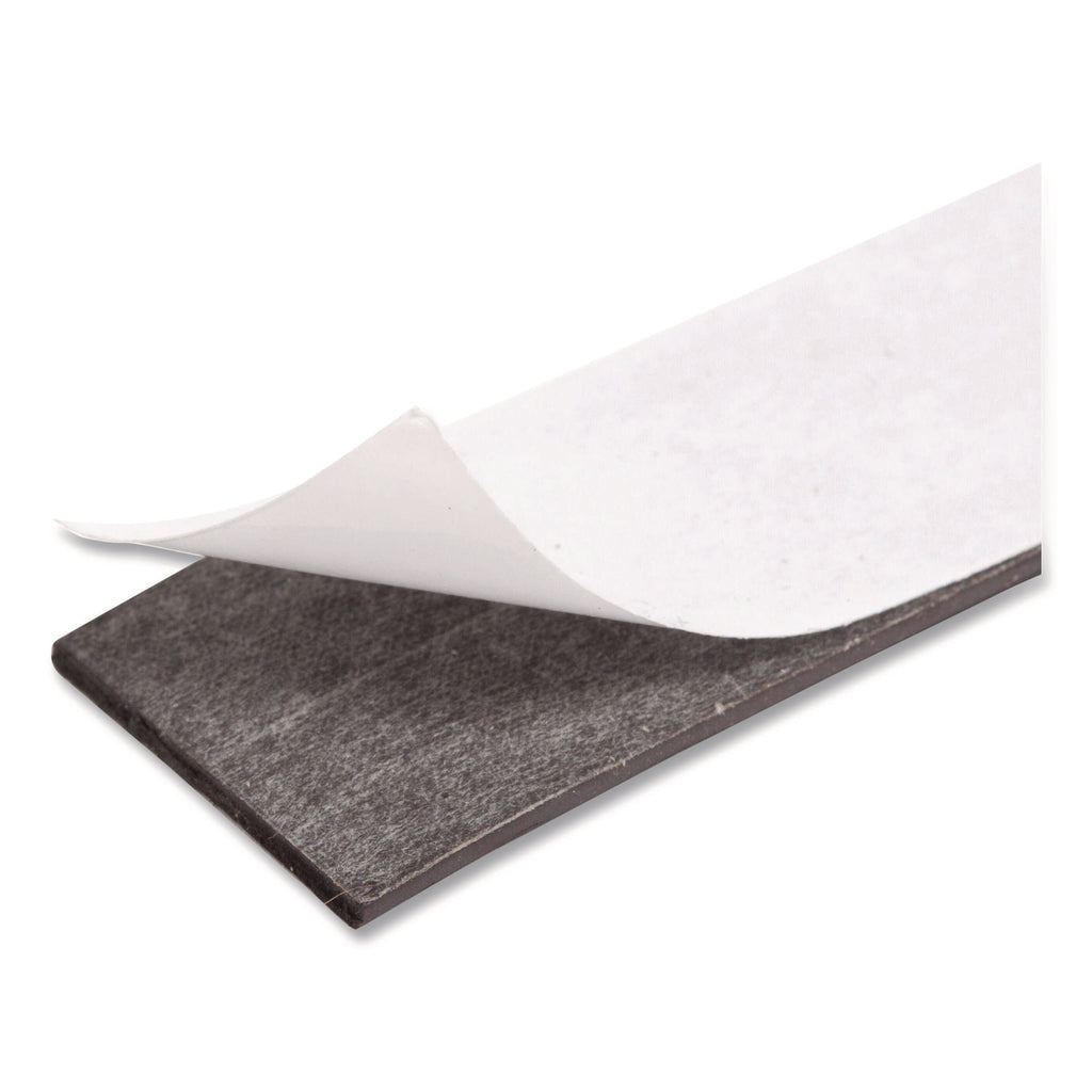Magnetic Adhesive Tape Roll, 1" x 4 ft, Black