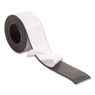 Magnetic Adhesive Tape Roll, 1" x 4 ft, Black