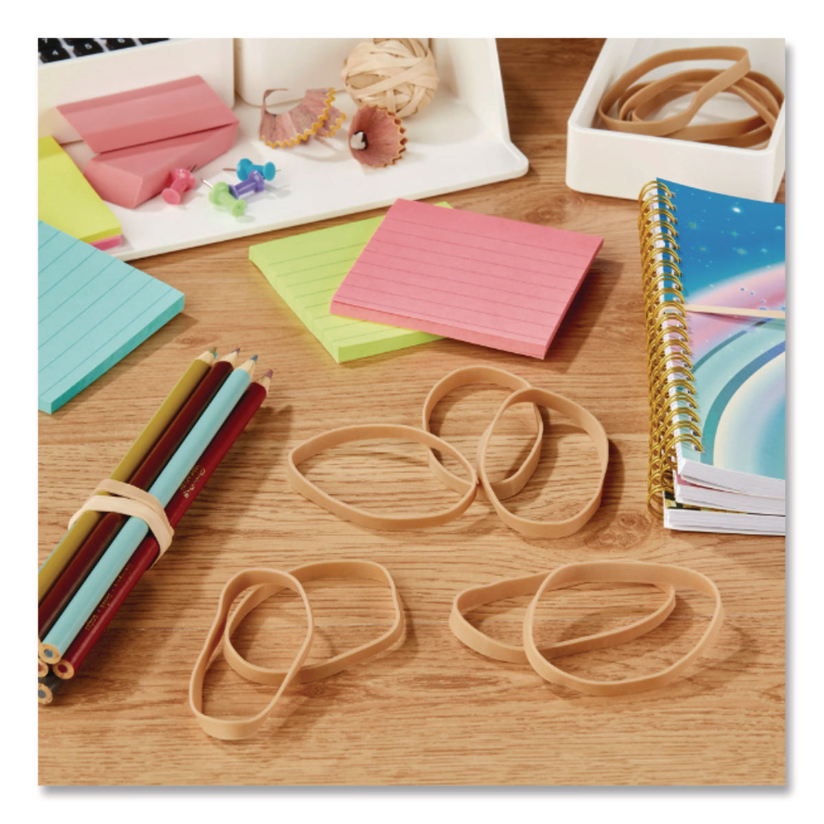 Multi-Purpose Rubber Band, Size 64, Crepe, 2,125 Count