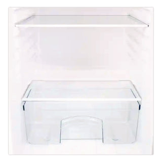 4.4 Cu.Ft. Auto-Defrost Refrigerator, 19.25 x 22 x 33, Black with Stainless Steel Door