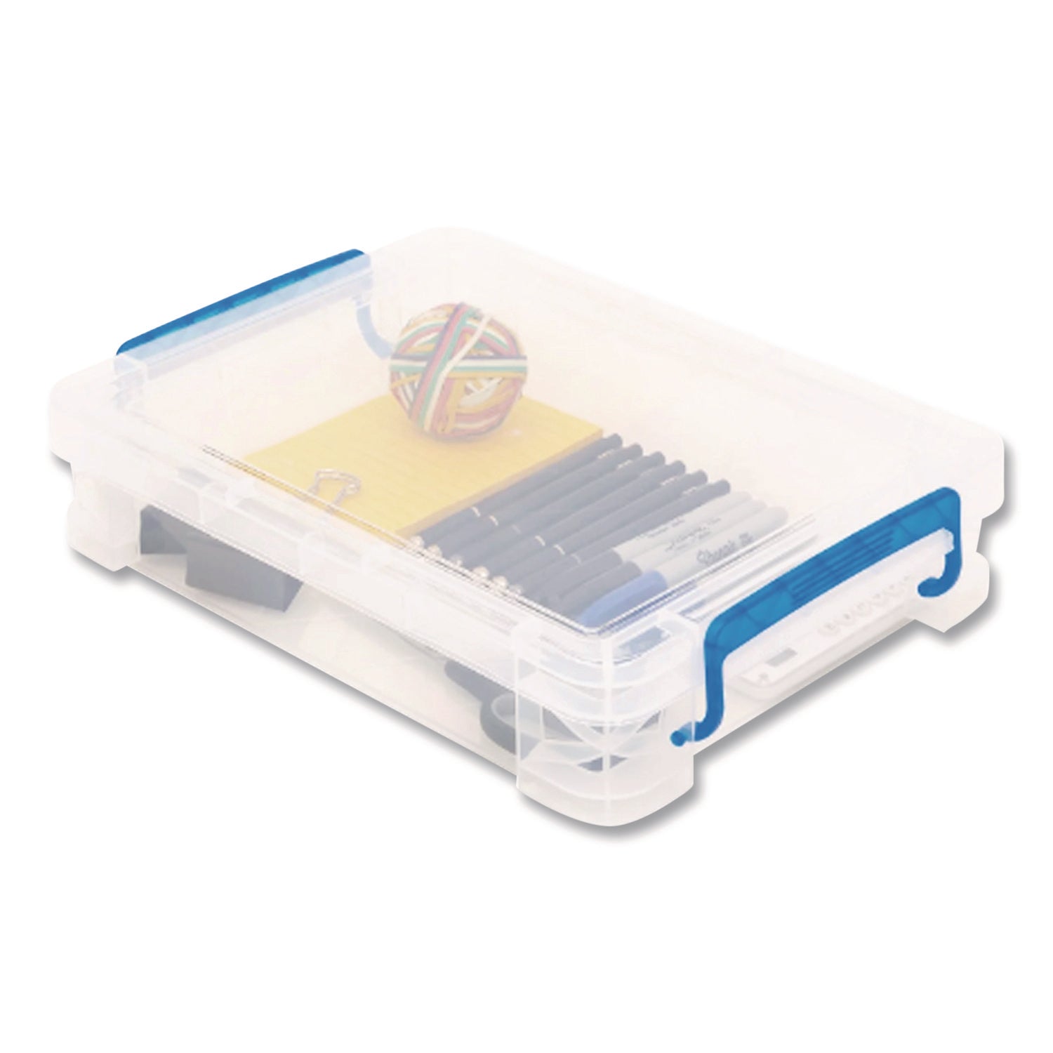 Super Stacker File and Document Box, Letter Files, 10.5 x 14.5 x 3.38, Translucent White
