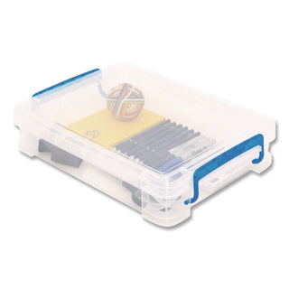 Super Stacker File and Document Box, Letter Files, 10.5 x 14.5 x 3.38, Translucent White