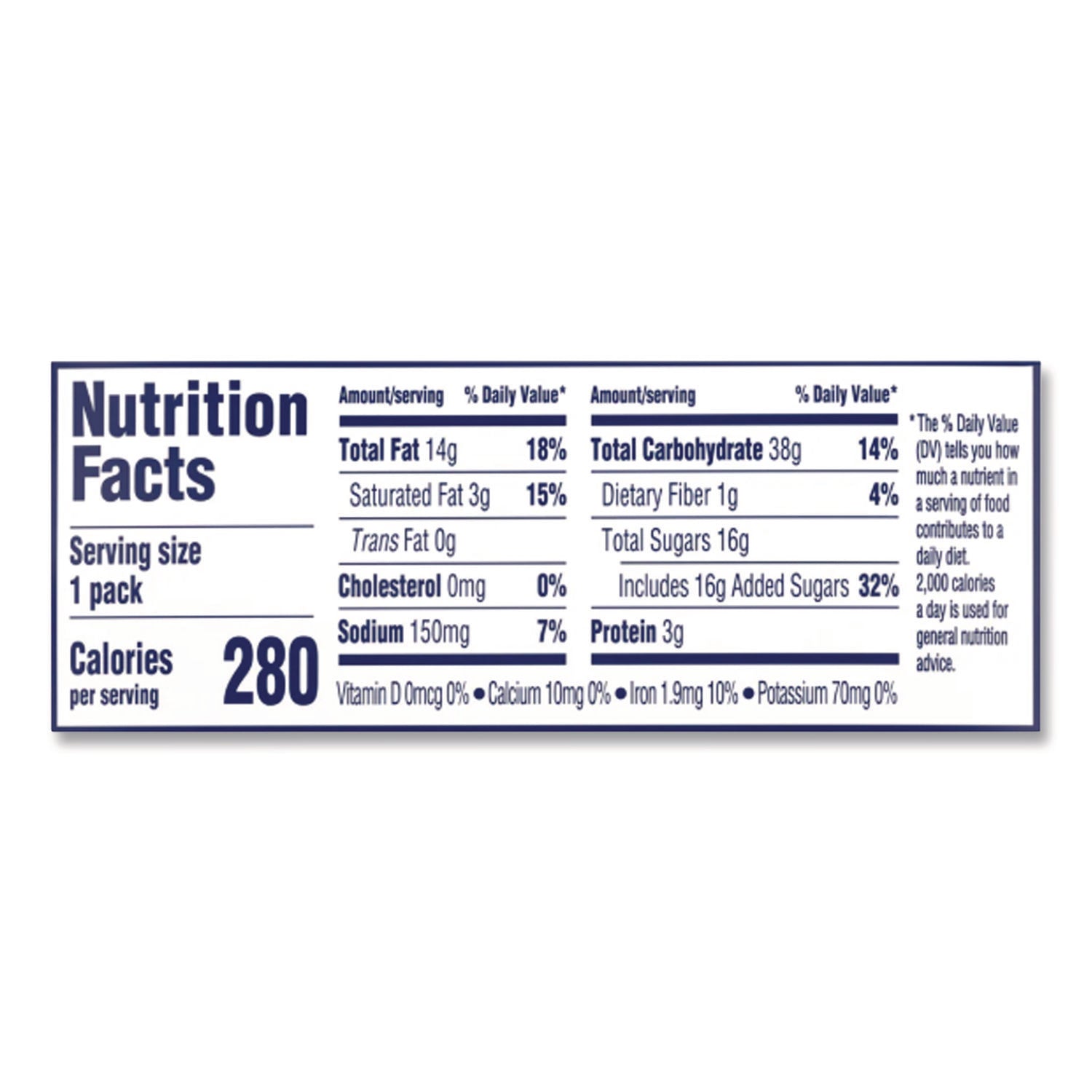 Chocolate Chip Cookies - Single Serve, 2 oz Packets, 60/Carton