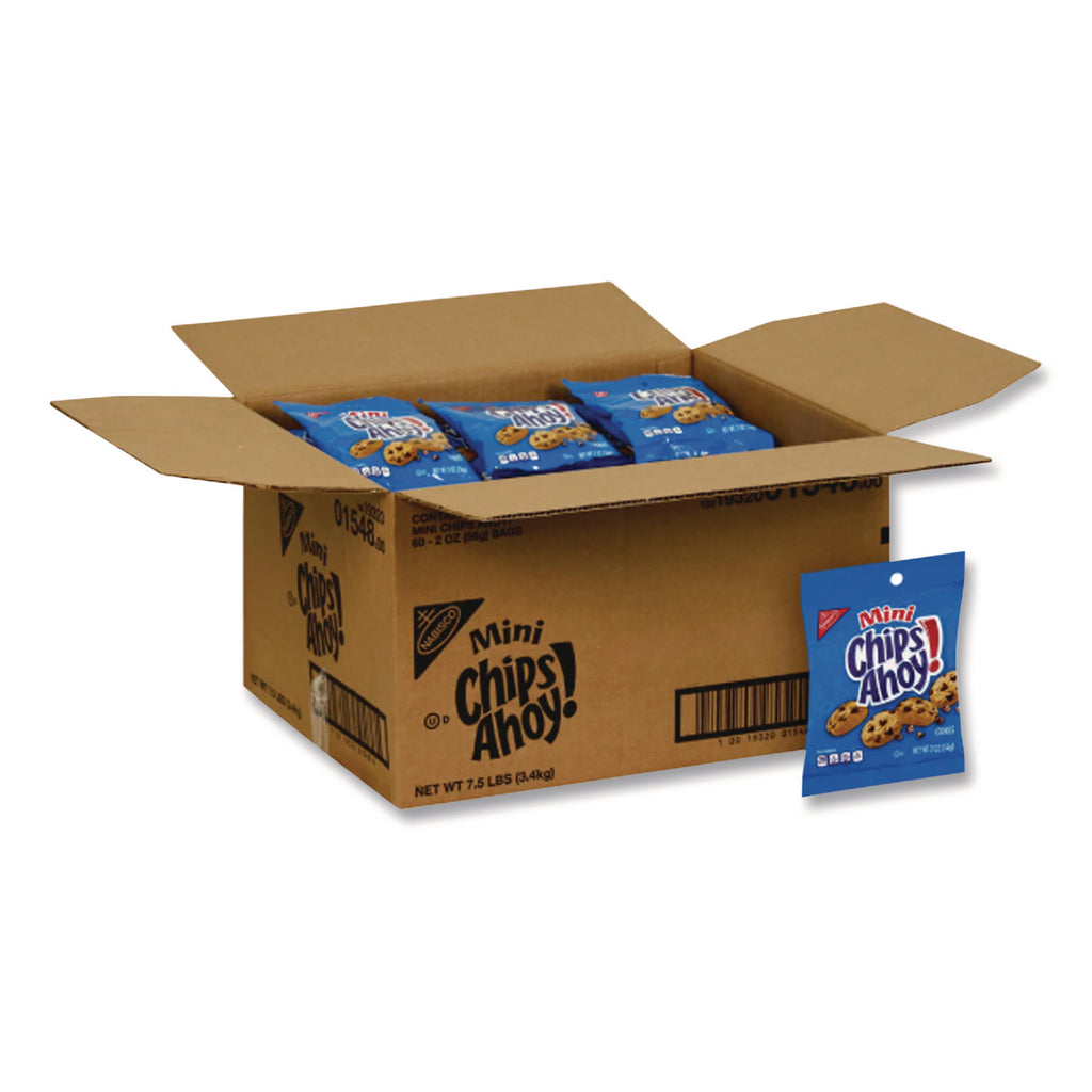 Chocolate Chip Cookies - Single Serve, 2 oz Packets, 60/Carton