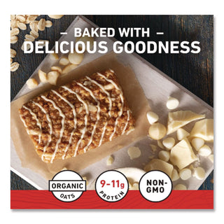 Energy Bar, White Chocolate Macadamia Nut, 2.4 oz Bar, 12 Bars/Box