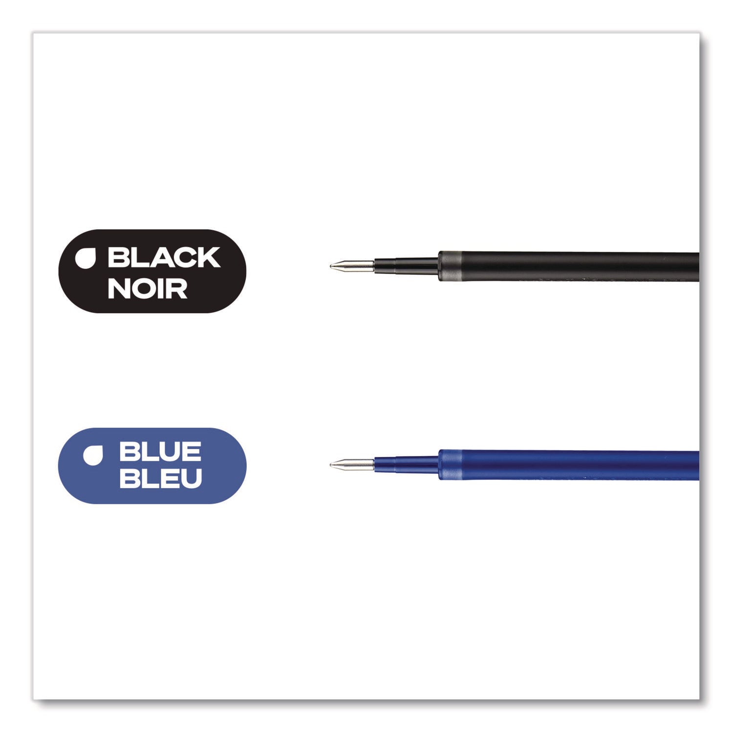 Refill for Signo Gel 207 Pens, Medium Conical Tip, Blue Ink, 2/Pack
