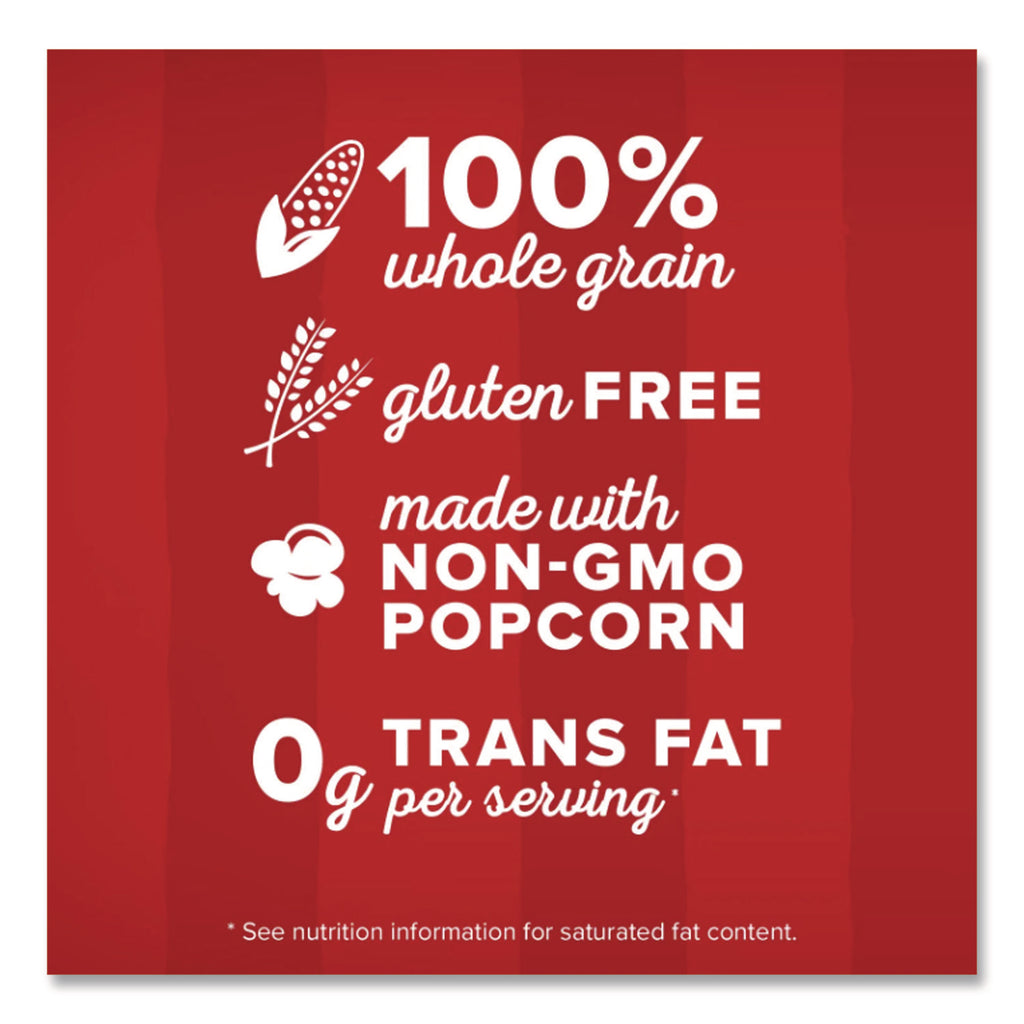 Gourmet Microwave Popcorn, Butter, 3.29 oz Bag, 36/Carton