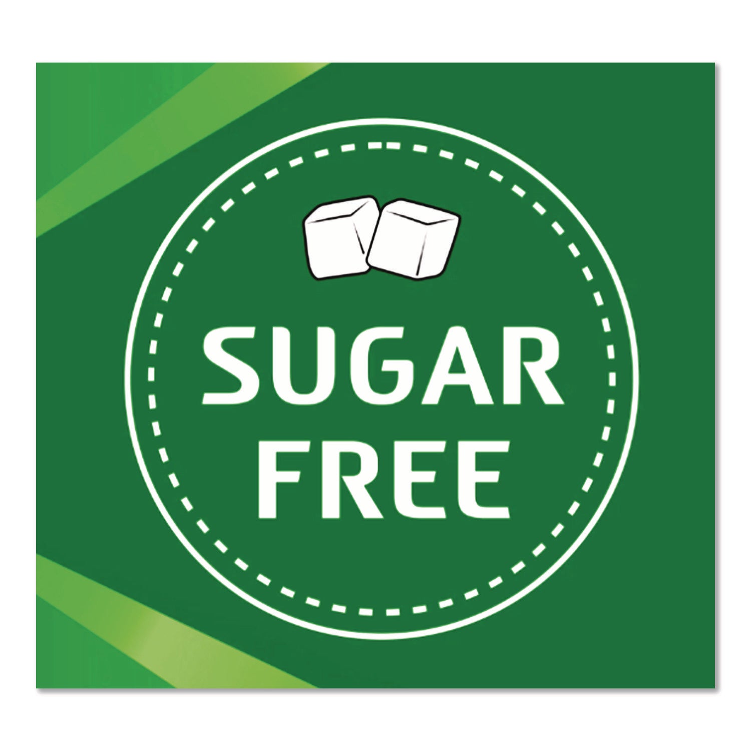 Sugarless Gum, Spearmint, 16 Pieces/Pack, 9 Packs/Box