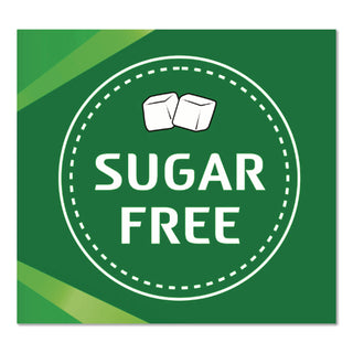 Sugarless Gum, Spearmint, 16 Pieces/Pack, 9 Packs/Box