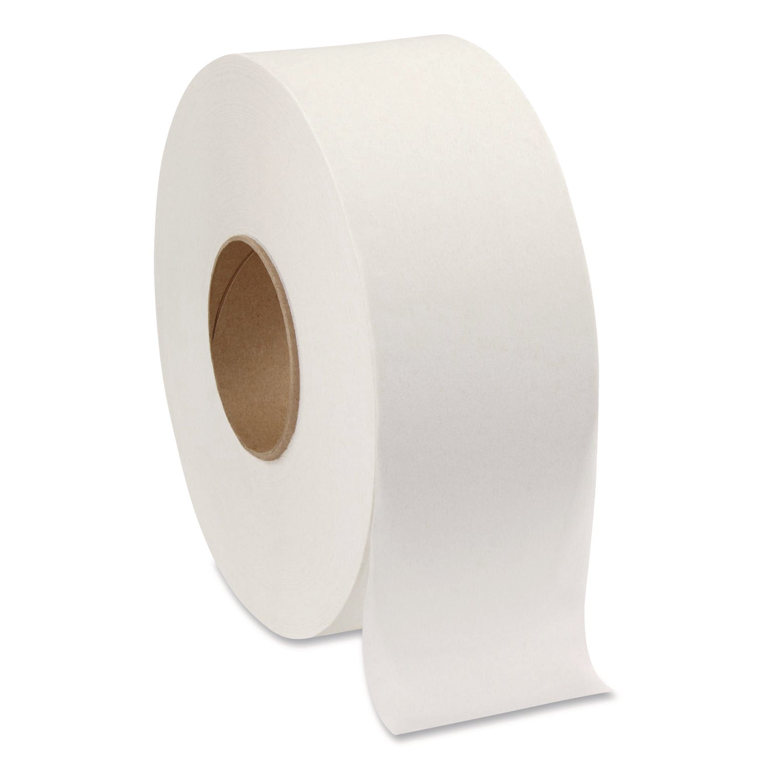 Jumbo Jr. Bath Tissue Roll, Septic Safe, 2-Ply, White, 3.5" x 1,000 ft, 8 Rolls/Carton
