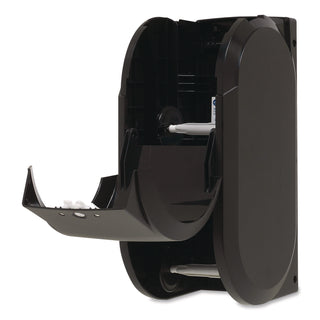 Compact Vertical 2-Roll Coreless Tissue Dispenser, 14.06 x 6.69 x 8.19, Black