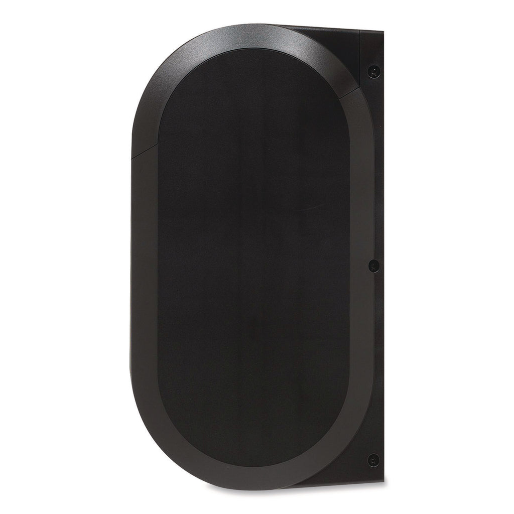 Compact Vertical 2-Roll Coreless Tissue Dispenser, 14.06 x 6.69 x 8.19, Black