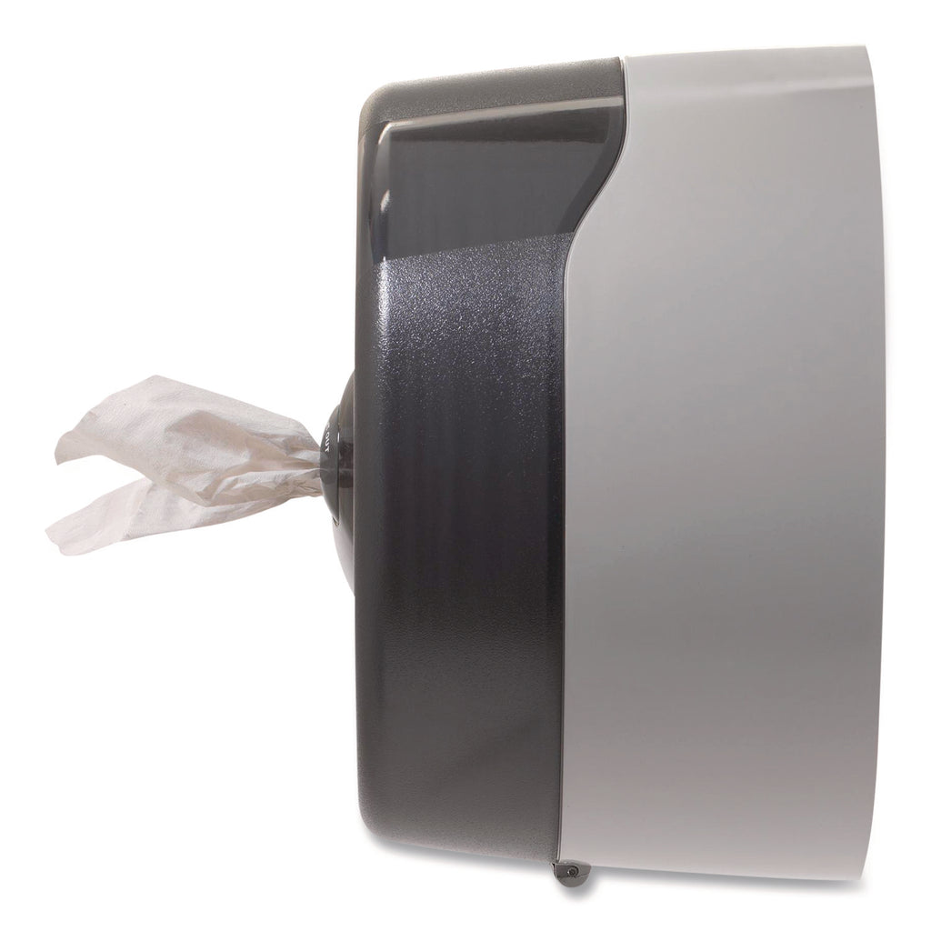 SofPull Twin High-Capacity Center-Pull Dispenser, 20.13 x 7 x 10.75, Smoke