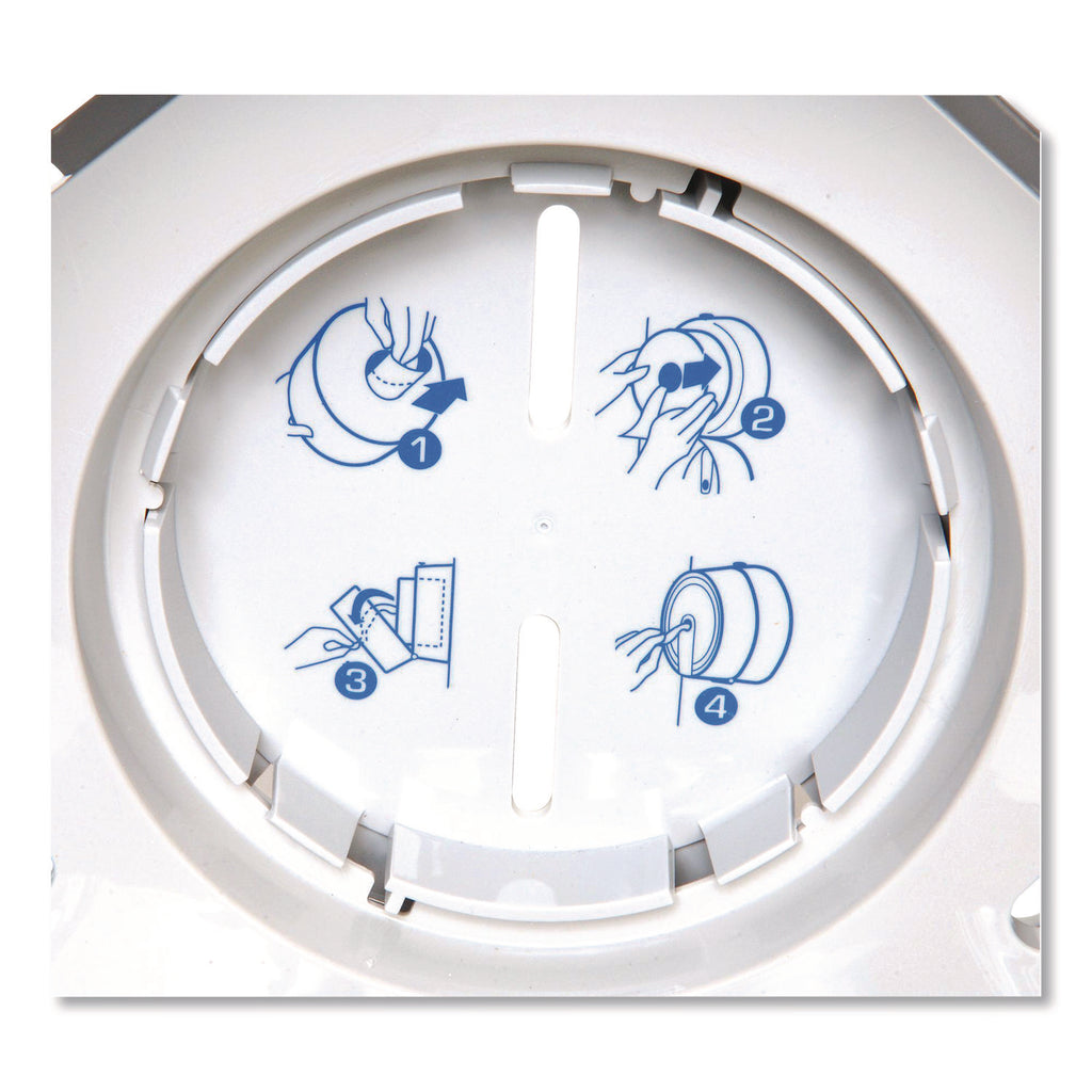 SofPull Twin High-Capacity Center-Pull Dispenser, 20.13 x 7 x 10.75, Smoke