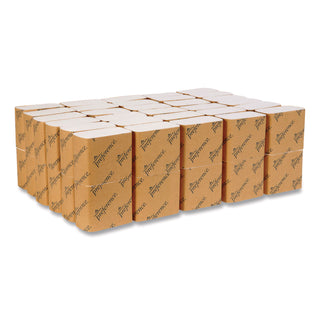 Singlefold Interfolded Bathroom Tissue, Septic Safe, 1-Ply, White, 400 Sheets/Pack, 60 Packs/Carton