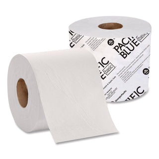 Pacific Blue Basic High-Capacity Bathroom Tissue, Septic Safe, 2-Ply, White, 1,000 Sheets/Roll, 48 Rolls/Carton