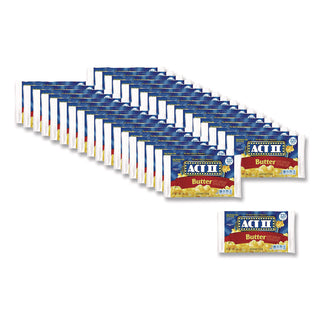 ACT II ACT II Butter Microwave Popcorn - Butter - 2.75 oz - 36 / Carton
