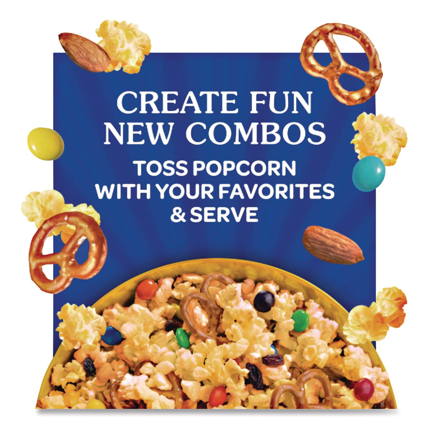 Microwave Popcorn, Light Butter, 2.75 oz Bag, 36/Carton