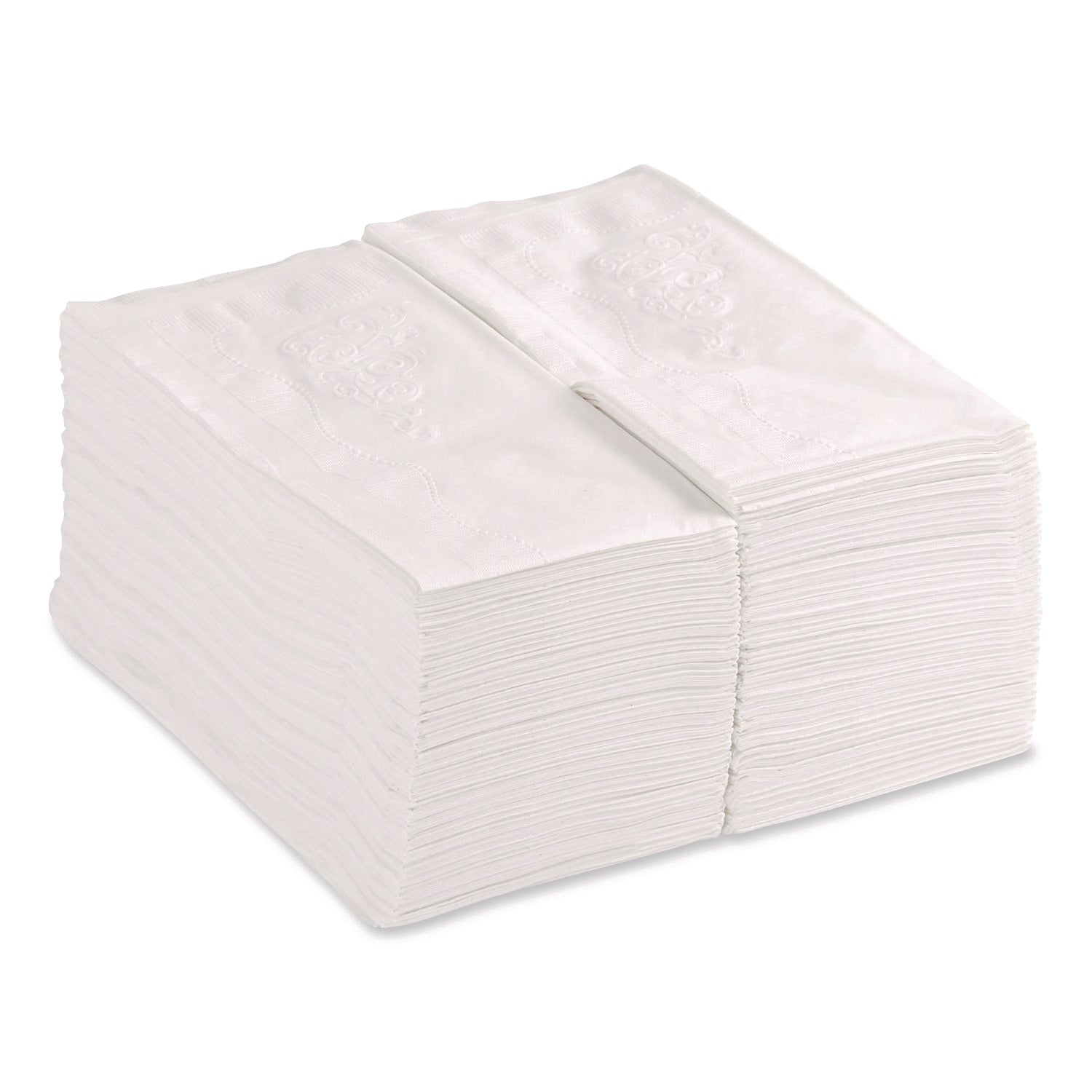 1/8-Fold Dinner Napkin, 2-Ply, 16 x 15, White, 3,024/Carton