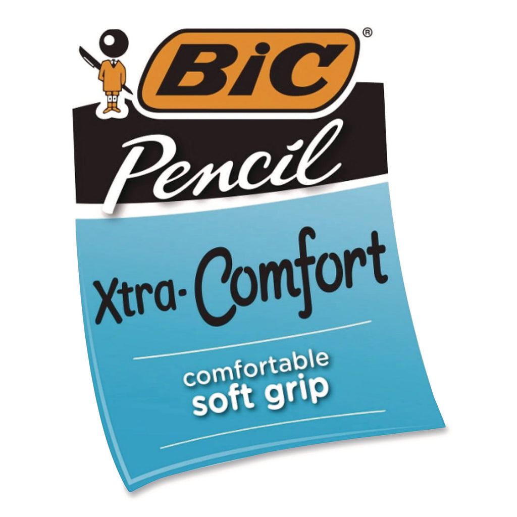 Xtra-Comfort Mechanical Pencil, 0.7 mm, HB (#2), Black Lead, Assorted Barrel Colors, 6/Pack