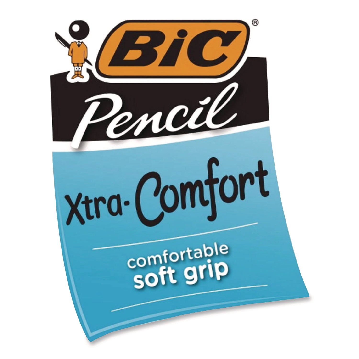 Xtra-Comfort Mechanical Pencil, 0.7 mm, HB (#2), Black Lead, Assorted Barrel Colors, 6/Pack