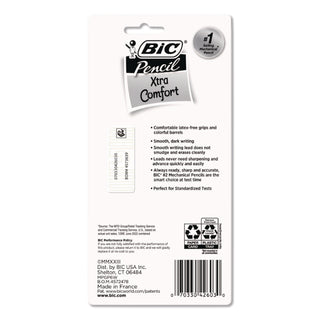 Xtra-Comfort Mechanical Pencil, 0.7 mm, HB (#2), Black Lead, Assorted Barrel Colors, 6/Pack