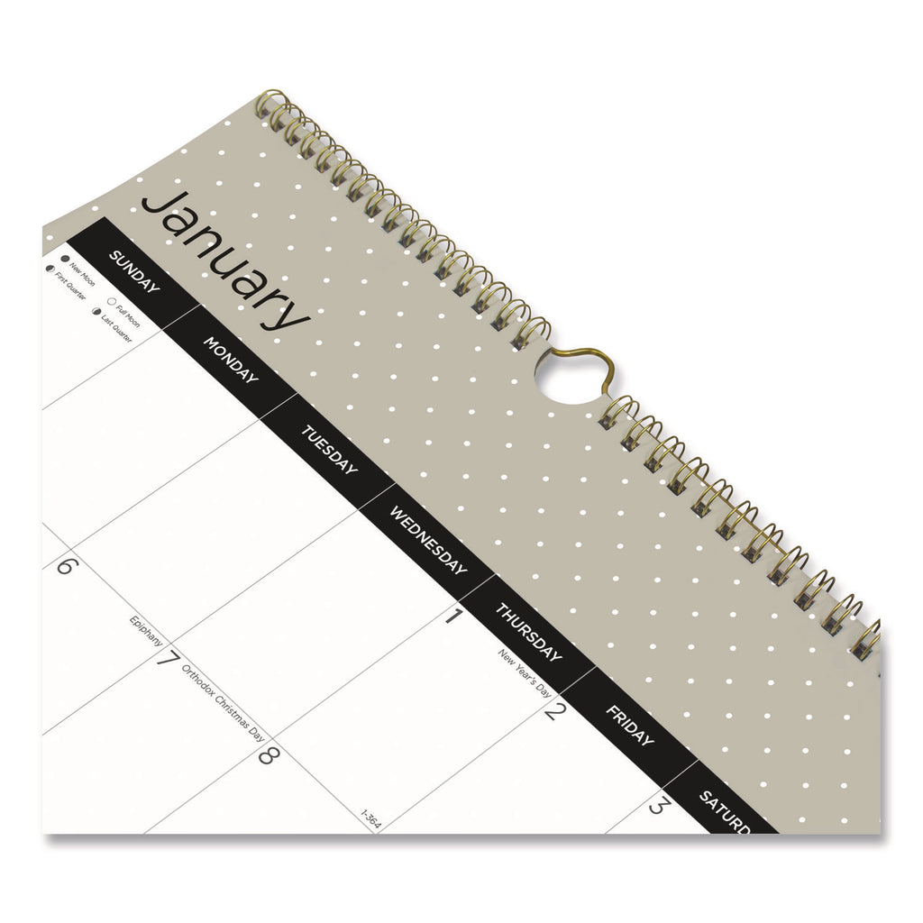 12-Month Wall Calendar, Succulent Plants Photography, 12 x 17, White/Multicolor Sheets, 12-Month (Jan to Dec): 2024