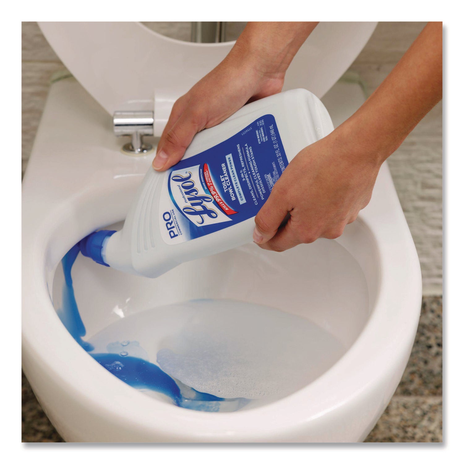 Disinfectant Toilet Bowl Cleaner, 32oz Bottle, 12/Carton