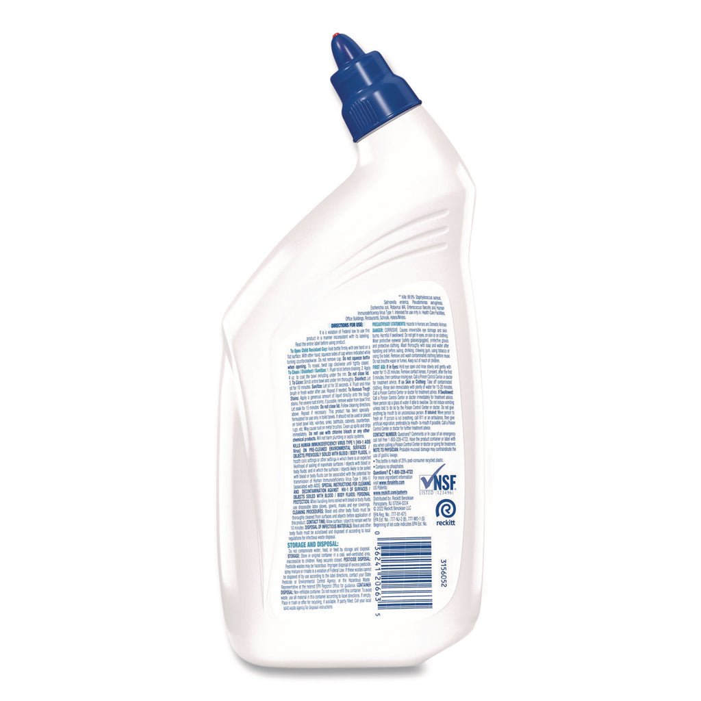 Disinfectant Toilet Bowl Cleaner, 32oz Bottle, 12/Carton