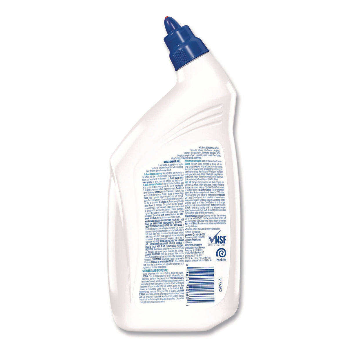 Disinfectant Toilet Bowl Cleaner, 32 oz Bottle