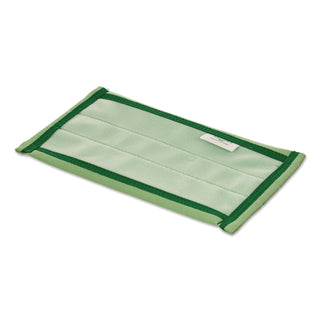 Unger Aluminum Pad Holder Microfiber Cleaning Pad - 1Each - Rectangle - 8" Width - Cleaning, Glass - MicroFiber - Green