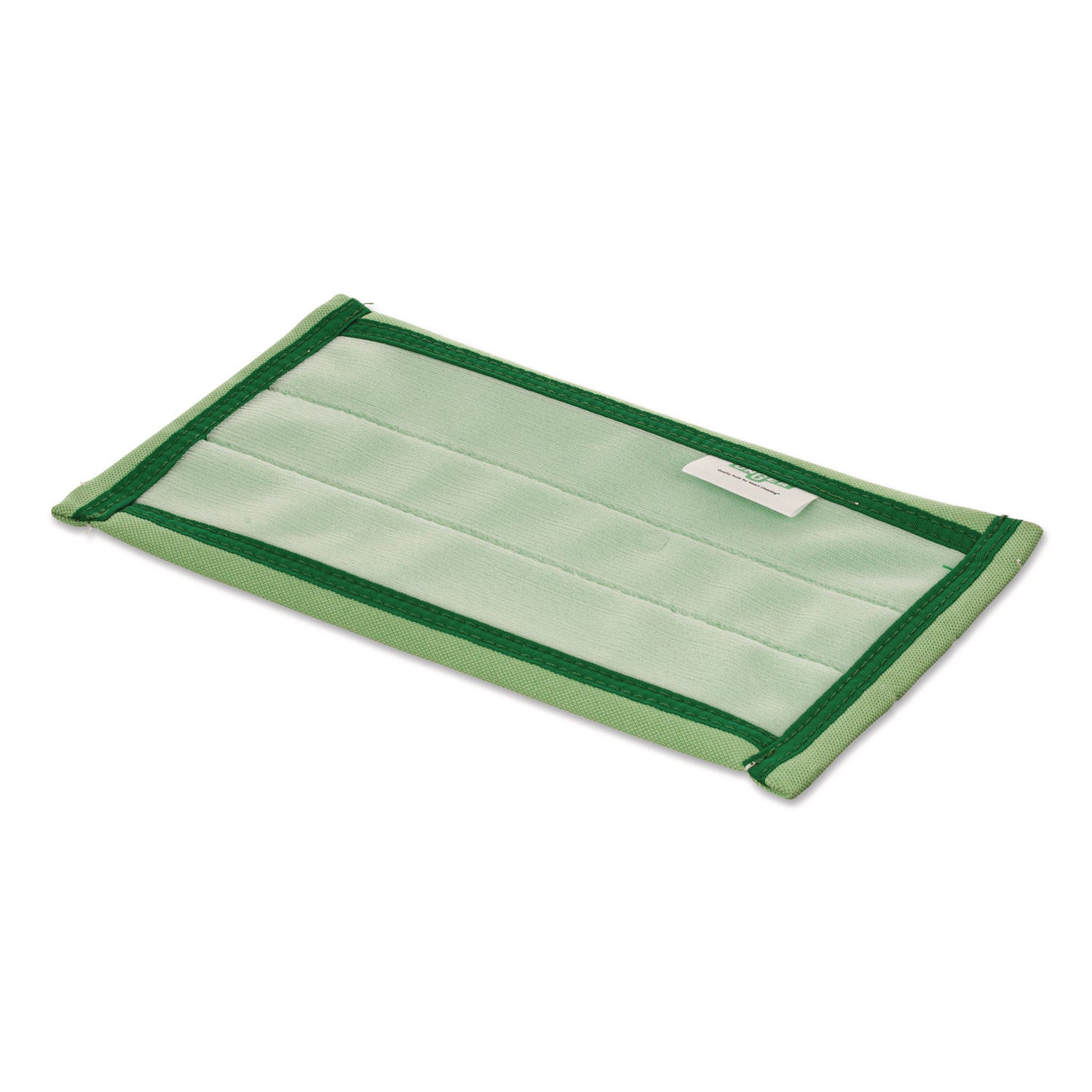 Unger Aluminum Pad Holder Microfiber Cleaning Pad - 1Each - Rectangle - 8" Width - Cleaning, Glass - MicroFiber - Green