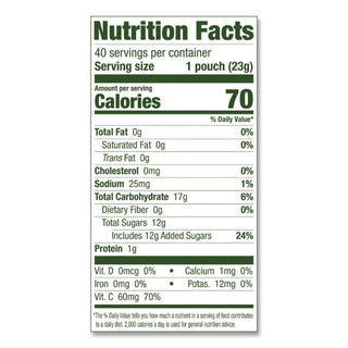 Juicy Burst Fruit Flavored Snack, Mixed Fruit, 32 oz, 40/Box
