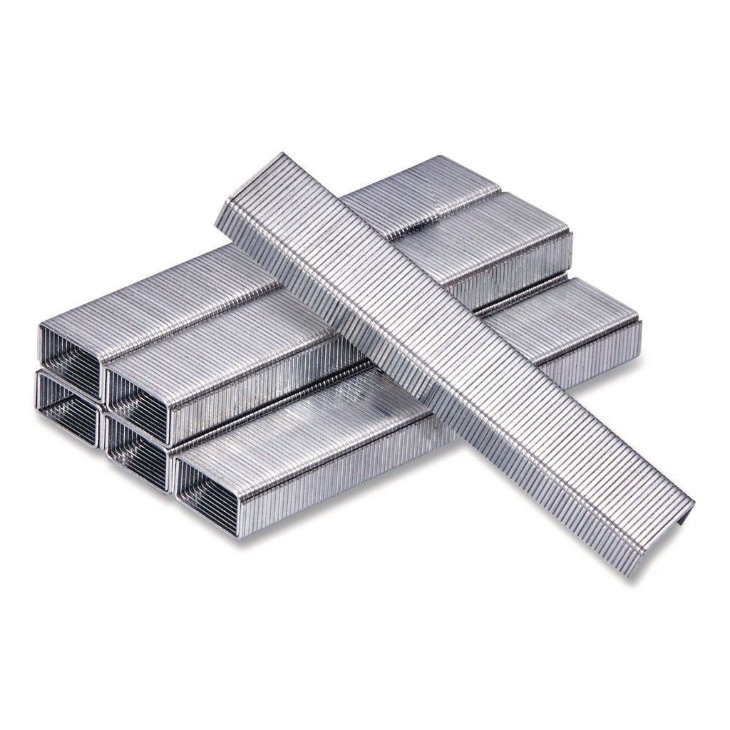 Heavy-Duty Premium Staples, 0.25" Leg, 0.5" Crown, Steel, 1,000/Box