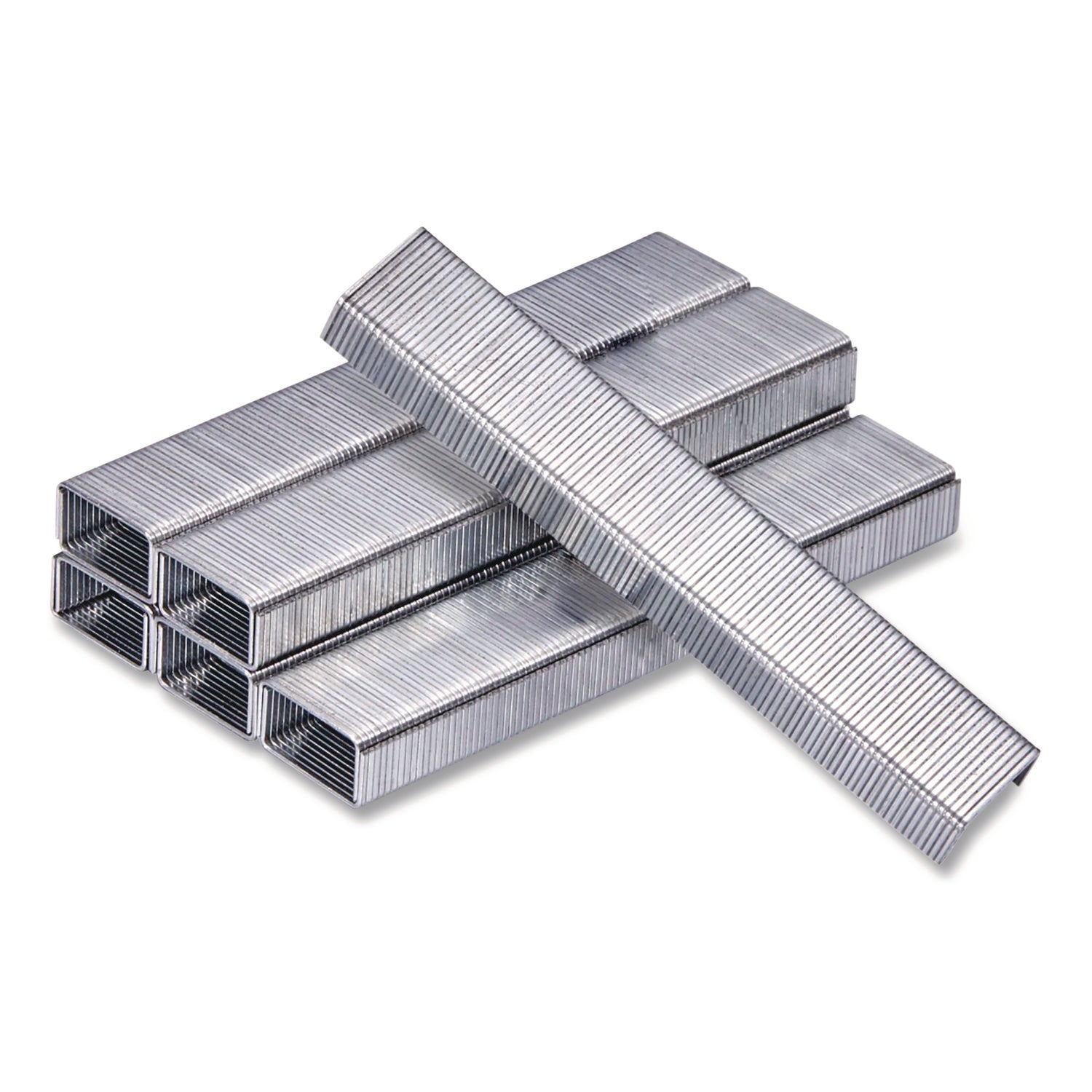 Heavy-Duty Premium Staples, 0.25" Leg, 0.5" Crown, Steel, 1,000/Box