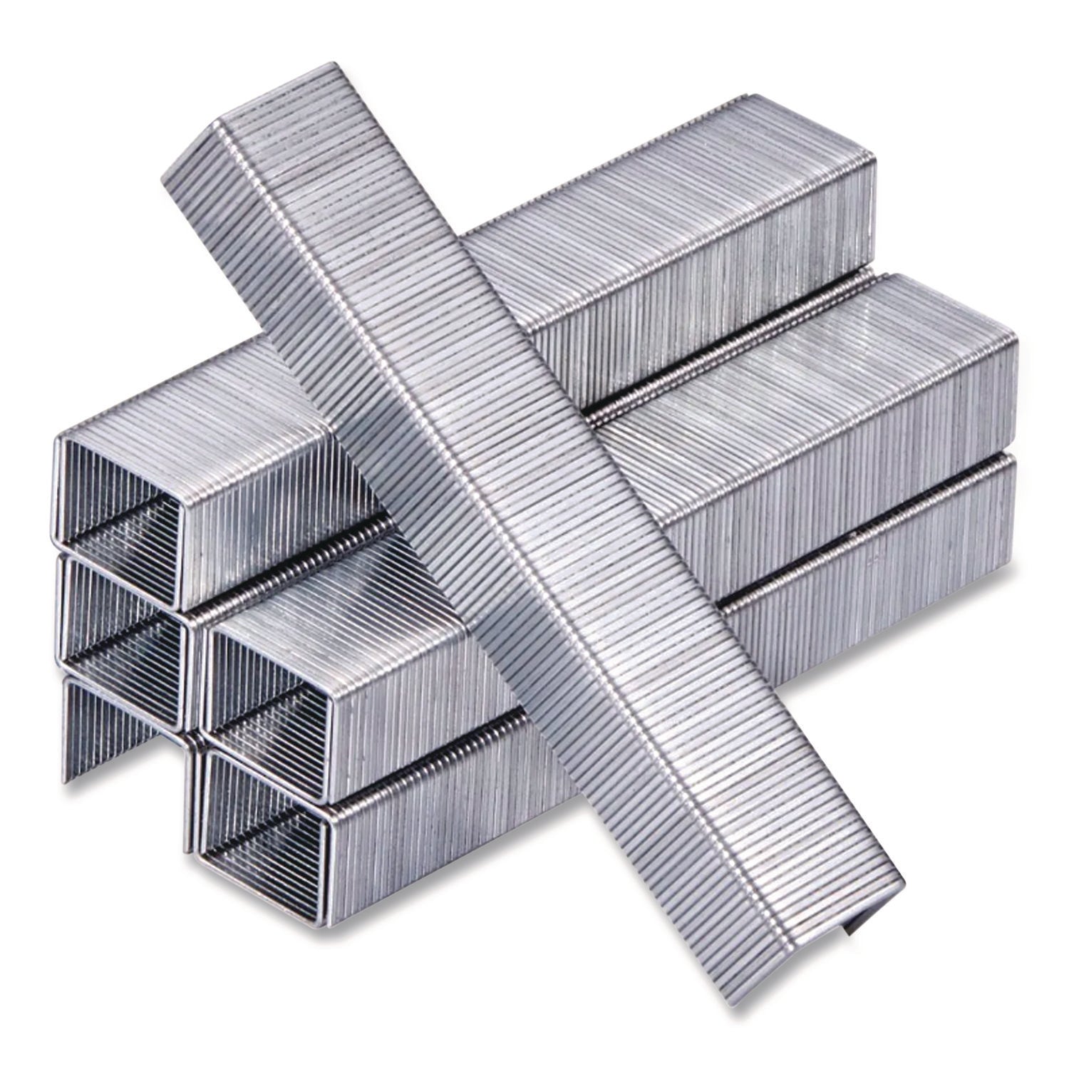 Heavy-Duty Premium Staples, 0.38" Leg, 0.5" Crown, Carbon Steel, 1,000/Box