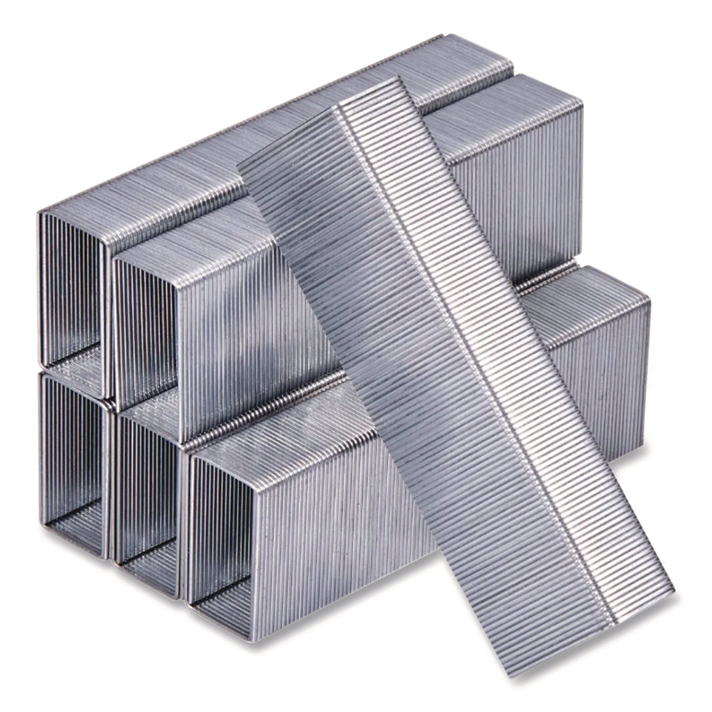 Heavy-Duty Premium Staples, 0.94" Leg, 0.5" Crown, Carbon Steel, 1,000/Box