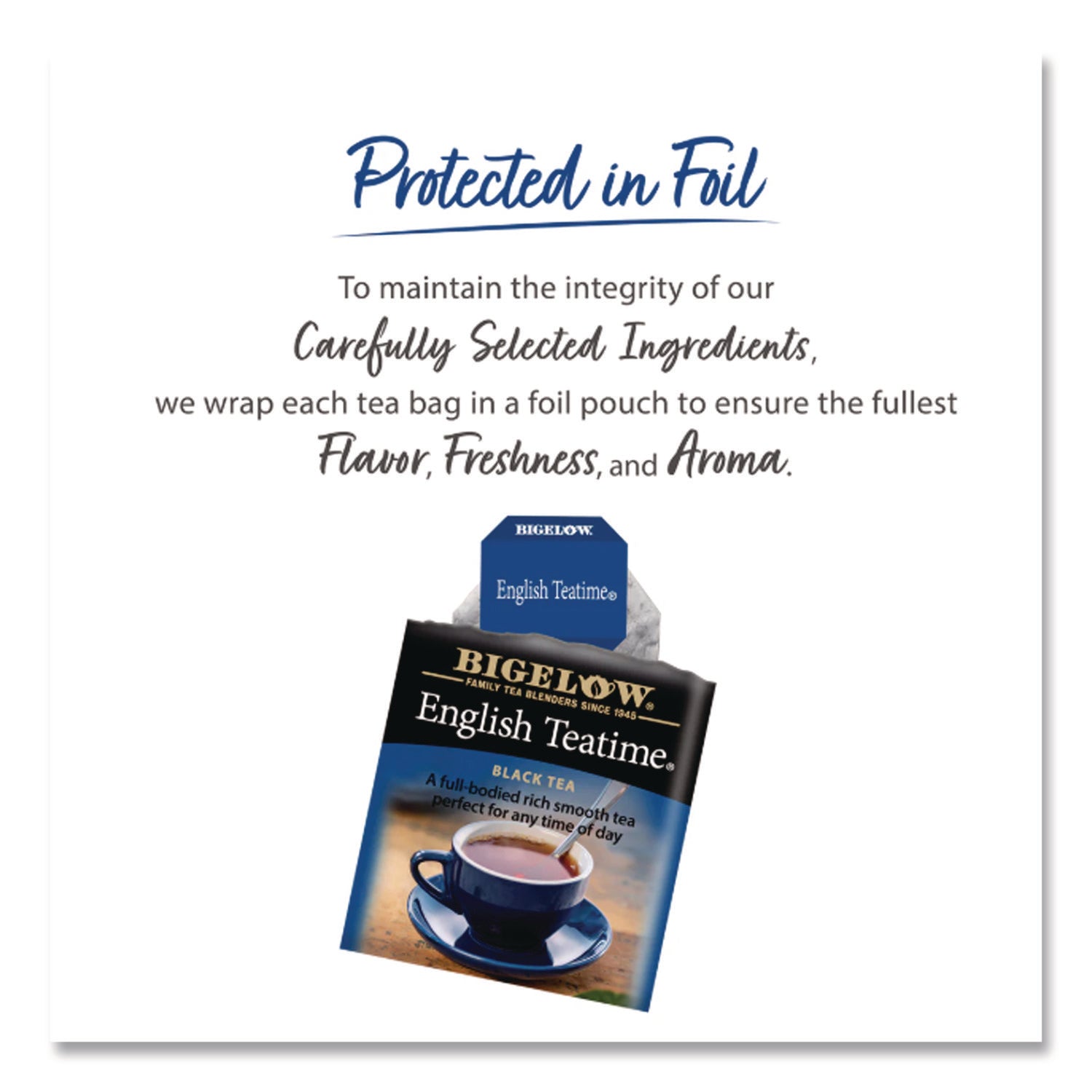 English Teatime Black Tea, 0.08 oz Tea Bag, 28/Box