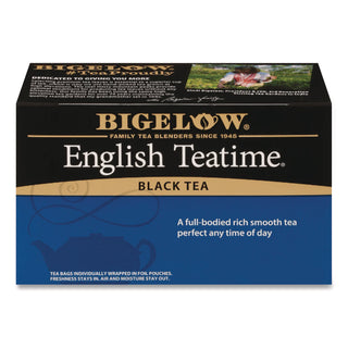 English Teatime Black Tea, 0.08 oz Tea Bag, 28/Box
