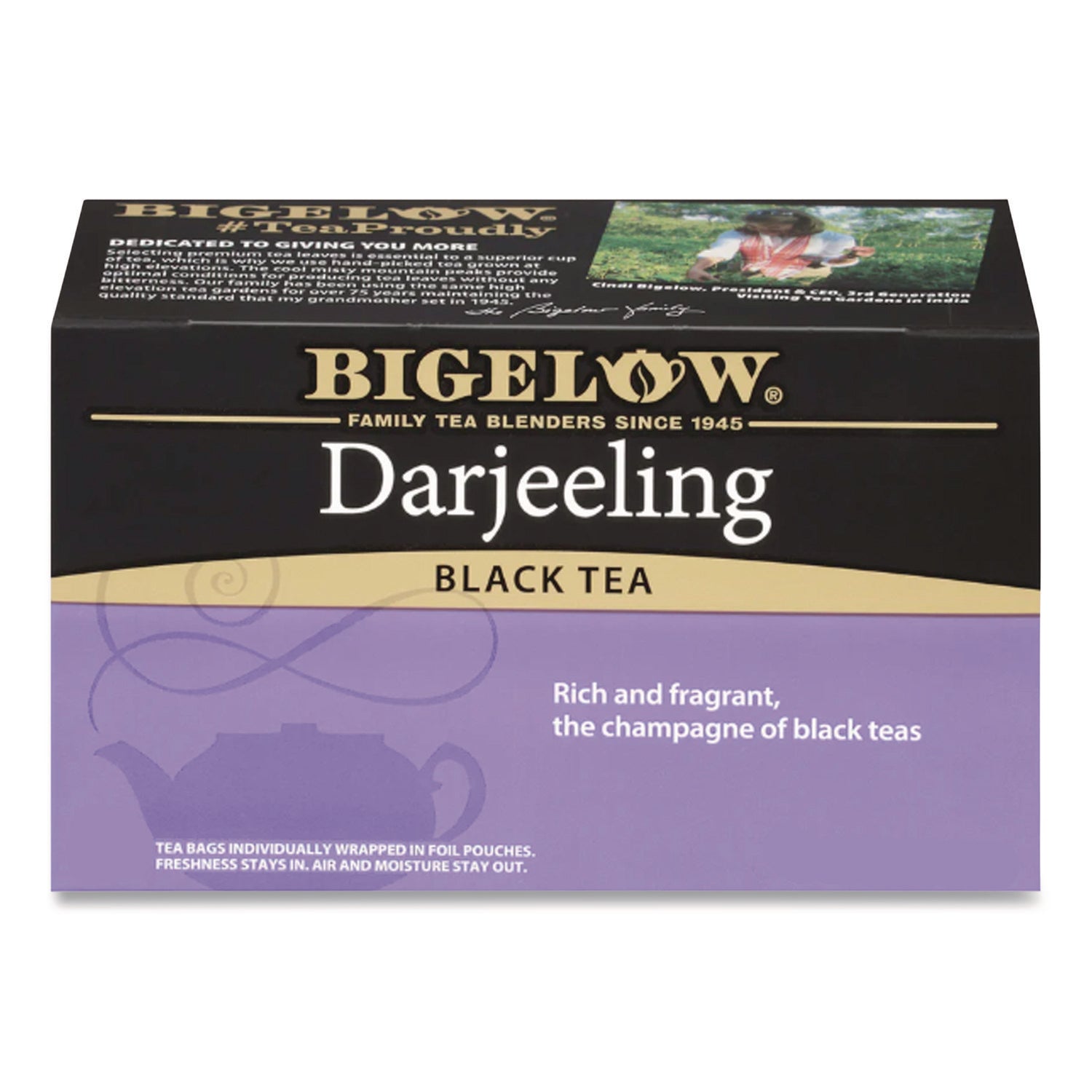 Darjeeling Black Tea Bags, 0.08 Tea Bag, 28/Box