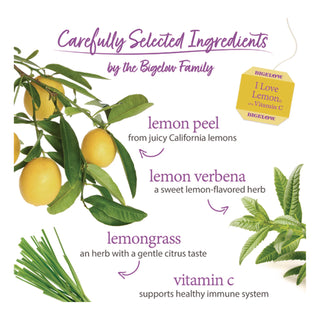 I Love Lemon Herbal Tea, 0.06 oz Tea Bag, 28/Box