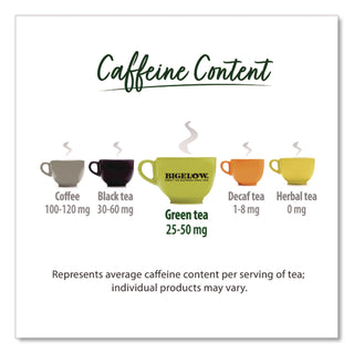 steep Cafe Organic Green Tea, Tropical, 50 Bags/Carton